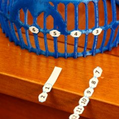 Cut apart and apply number stickers in proper order