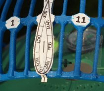 date and time marked on tape
