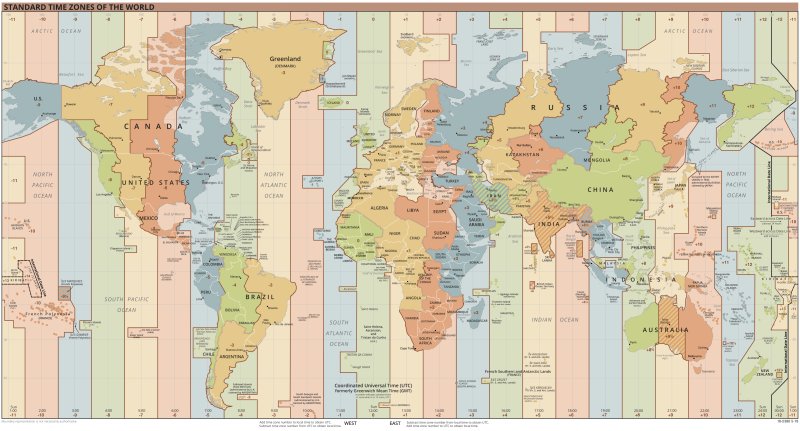 world time zones