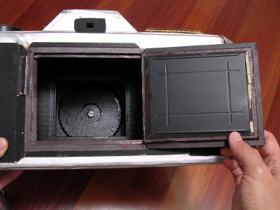 camera back open without film